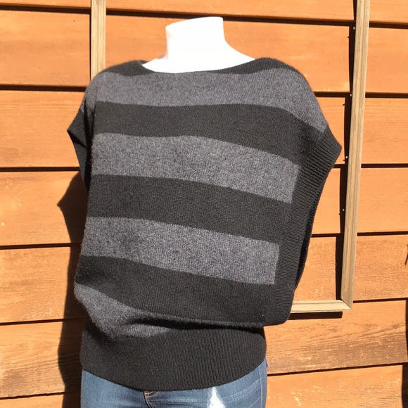 Vince Sweaters - Vince | Striped Sweater Alpaca Wool Cashmere Vest